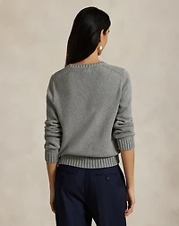 Flag Cotton Crewneck Sweater