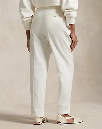 Cotton Twill Straight-Leg Pant