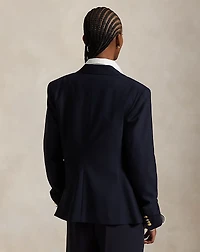 Double-Breasted Crest Blazer