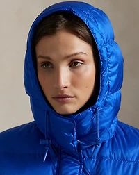 Water-Repellent Quilted Down Jacket