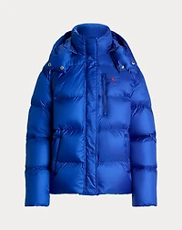 Water-Repellent Quilted Down Jacket