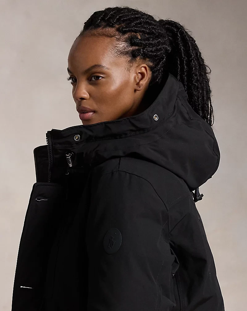 Faux-Fur-Trim Down Parka