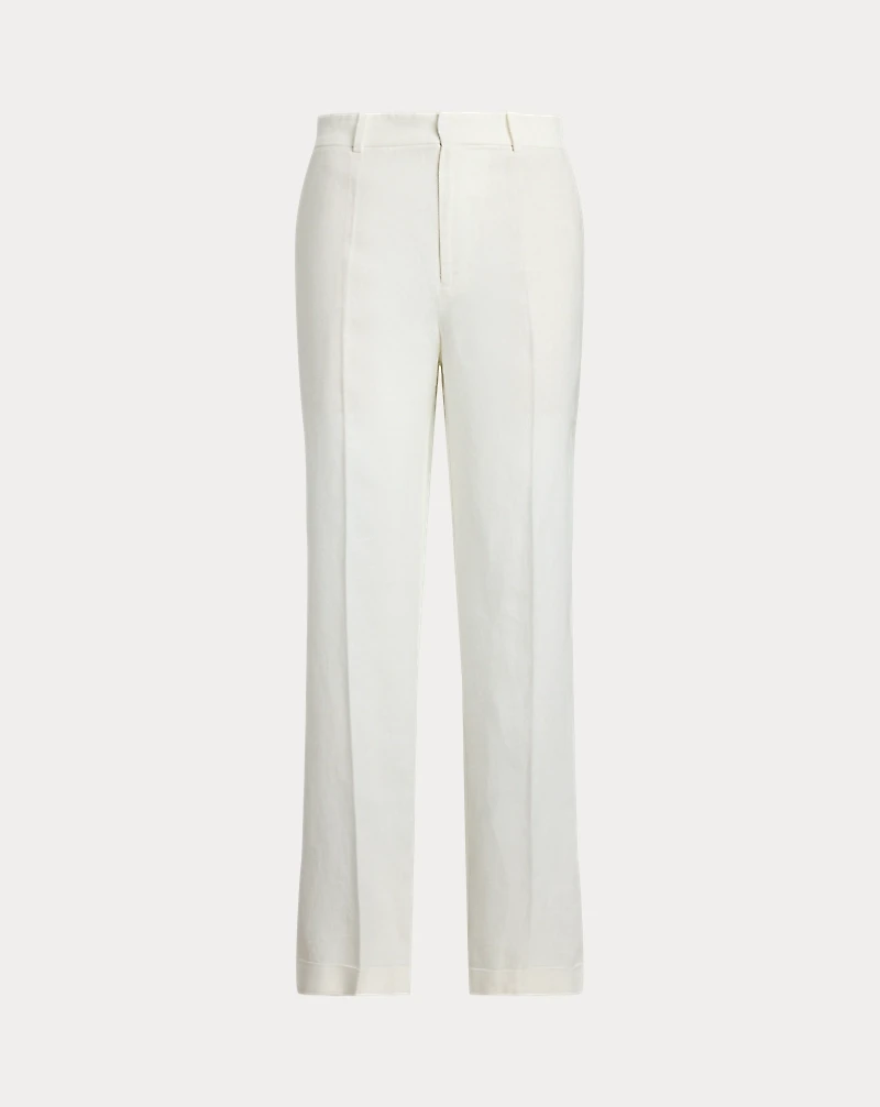 Linen Relaxed Straight Pant