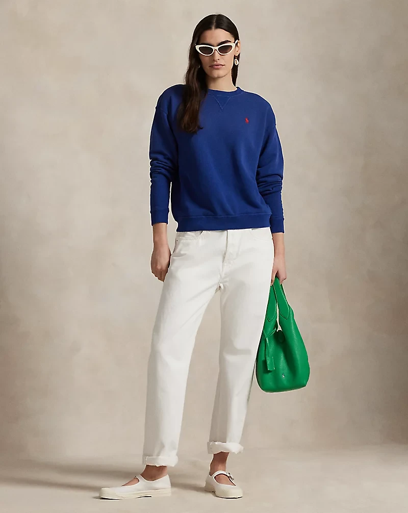 Lightweight Fleece Crewneck Pullover