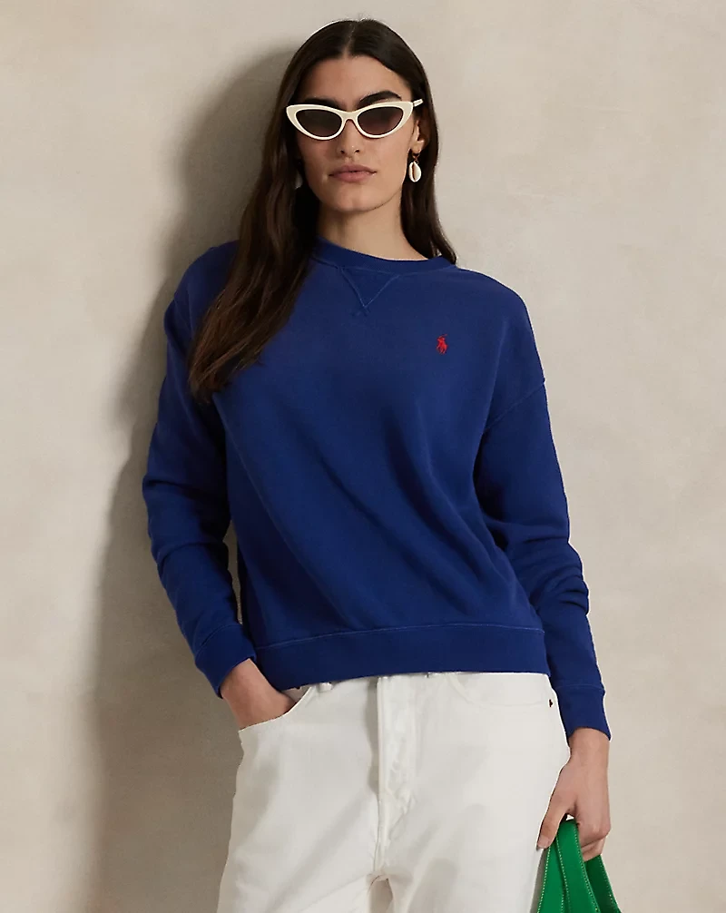 Lightweight Fleece Crewneck Pullover