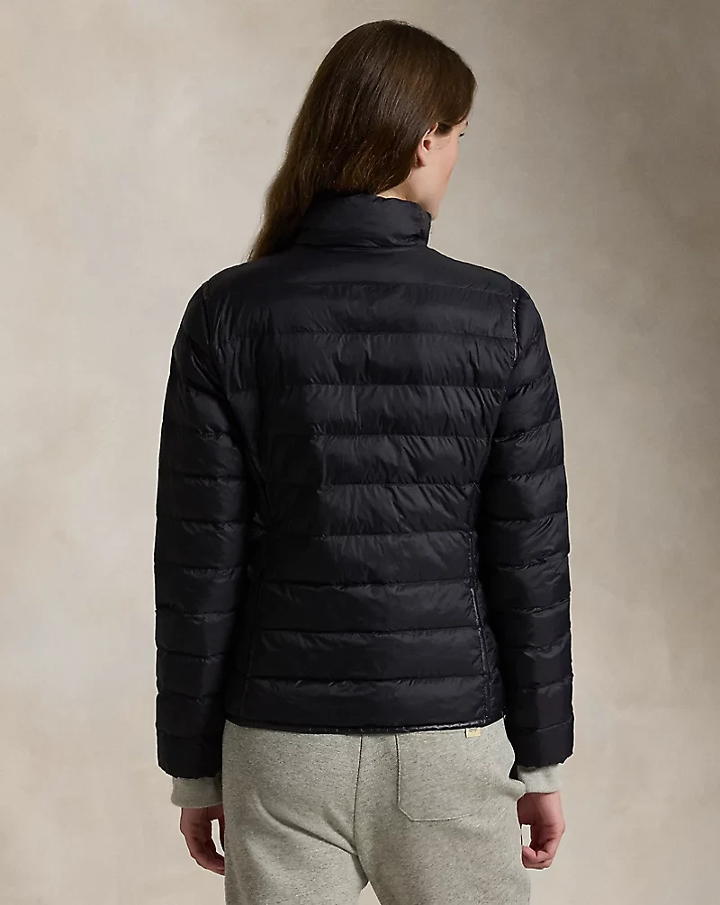 Water-Repellant Quilted Packable Jacket