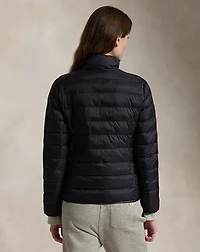 Water-Repellant Quilted Packable Jacket