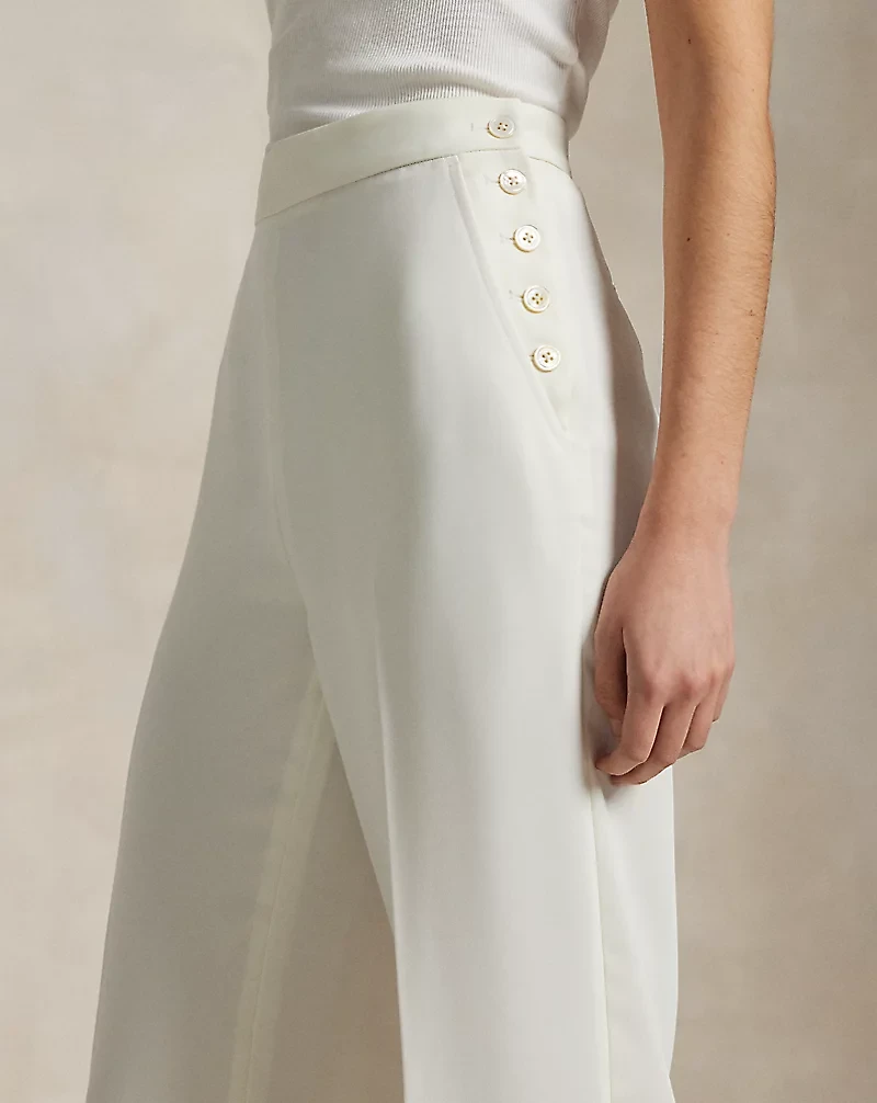 Satin Wide-Leg Pant