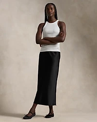 Double-Faced Satin Skirt