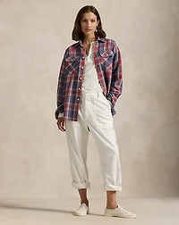 Plaid Cotton Twill Workshirt