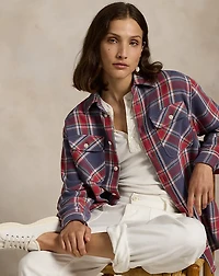 Plaid Cotton Twill Workshirt