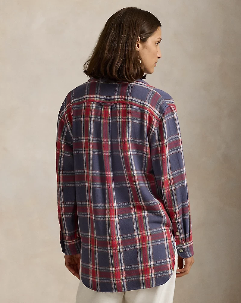 Plaid Cotton Twill Workshirt