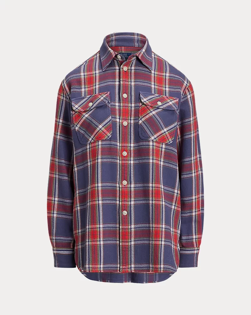 Plaid Cotton Twill Workshirt