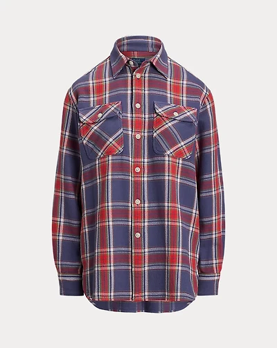 Plaid Cotton Twill Workshirt