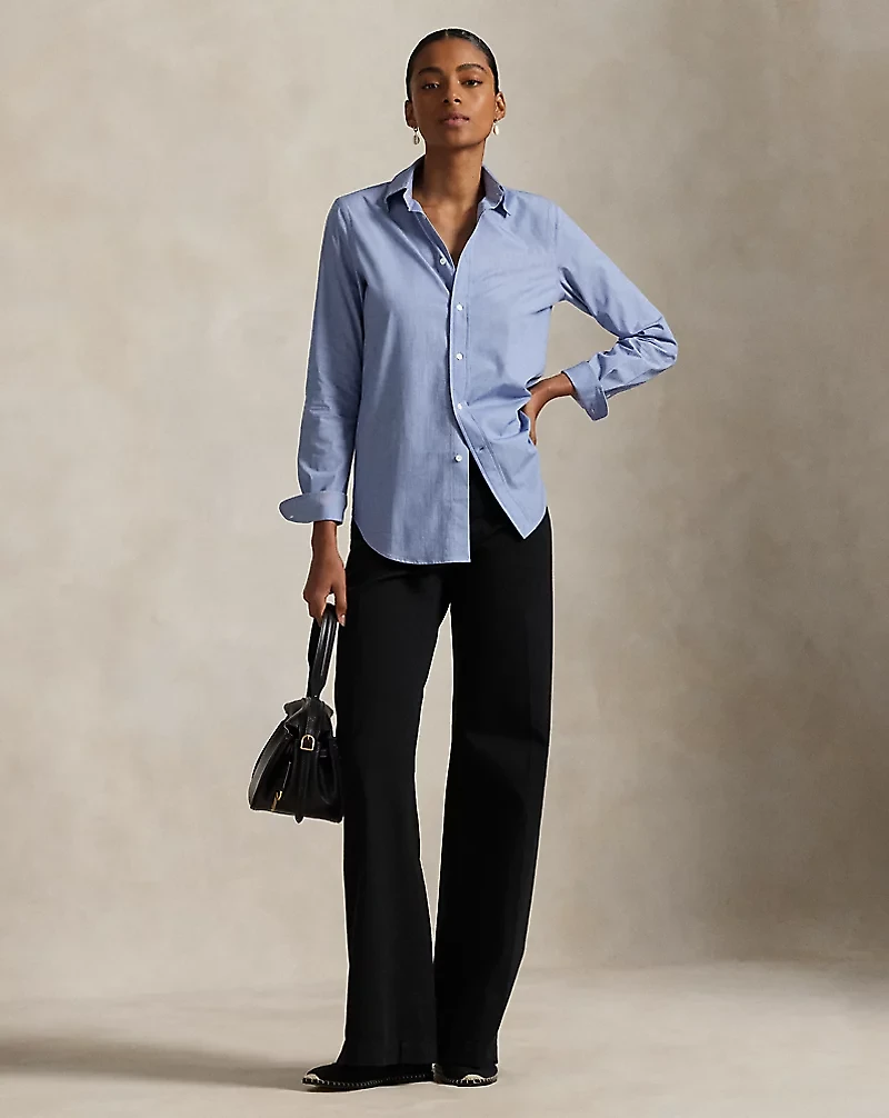 End-On-End Stretch Slim Fit Cotton Shirt