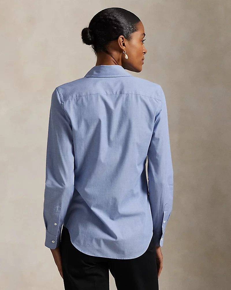 End-On-End Stretch Slim Fit Cotton Shirt