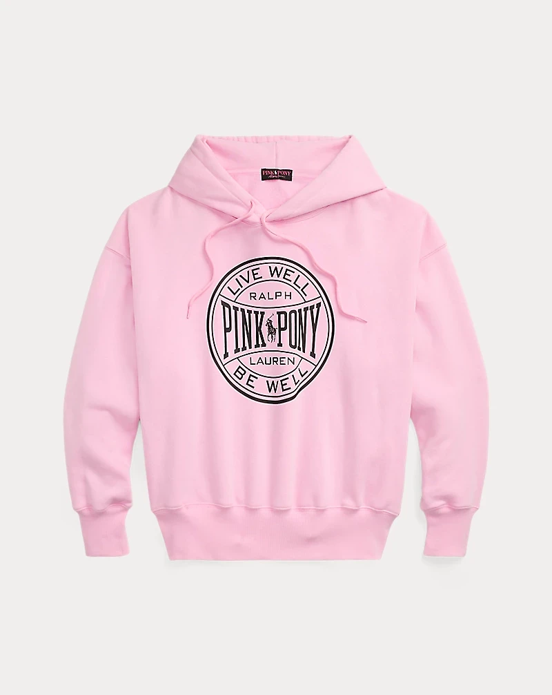 Pink Pony Logo Fleece Hoodie
