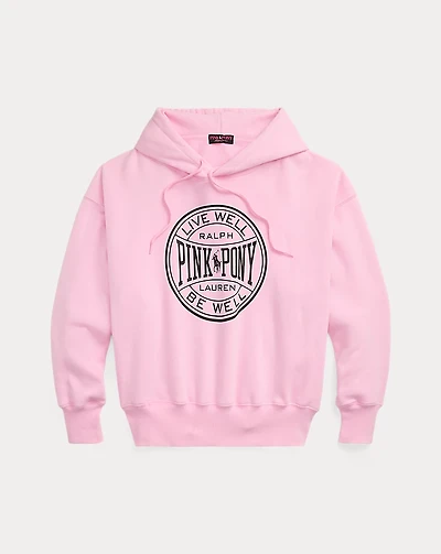 Pink Pony Logo Fleece Hoodie