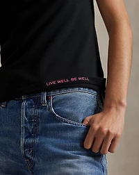 Pink Pony Slim Fit Stretch Polo Shirt