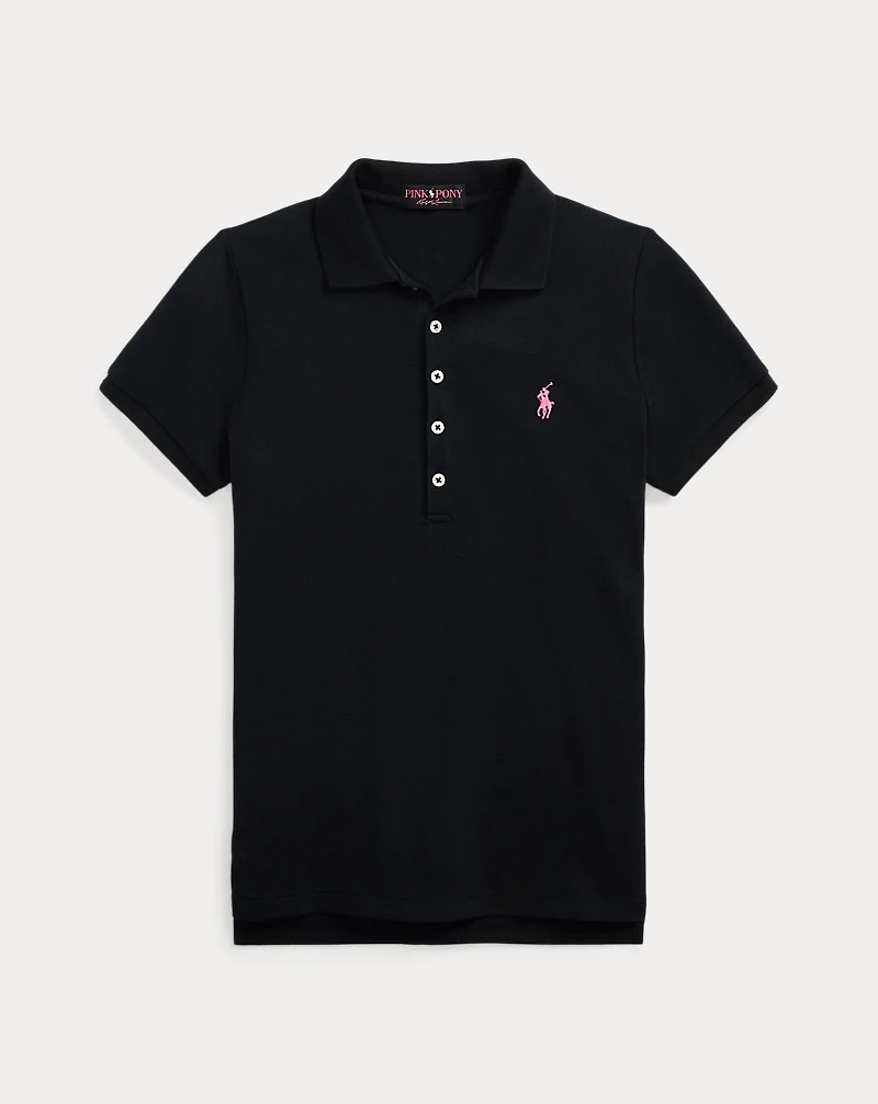 Pink Pony Slim Fit Stretch Polo Shirt