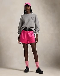 Pink Pony Satin Boxing Short