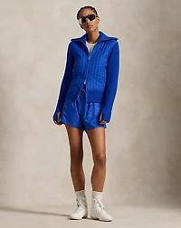 Hybrid Wool Funnelneck Jacket