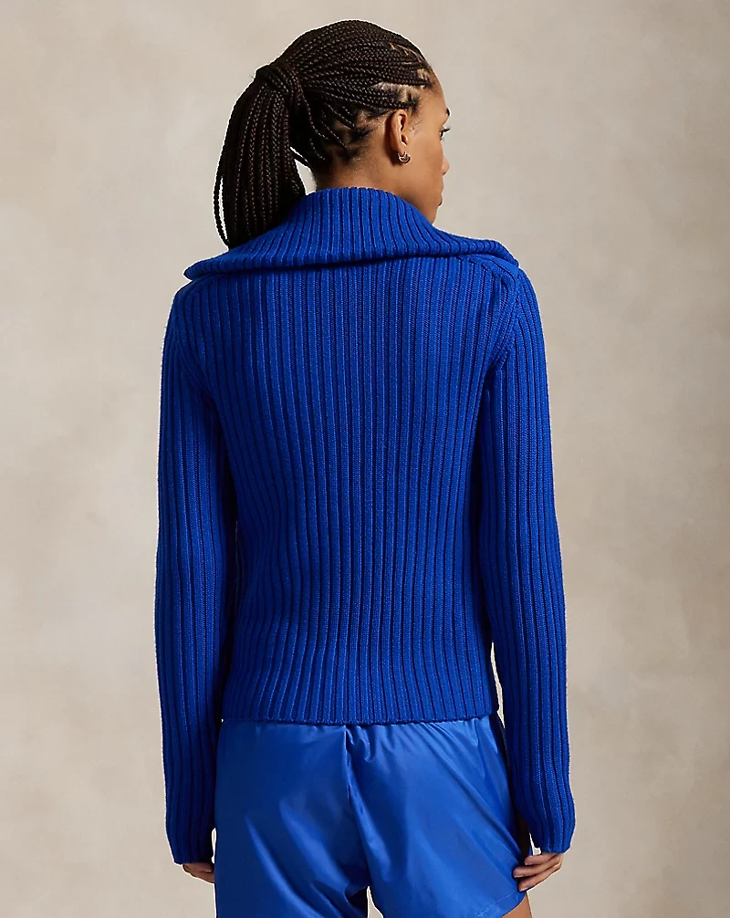 Hybrid Wool Funnelneck Jacket