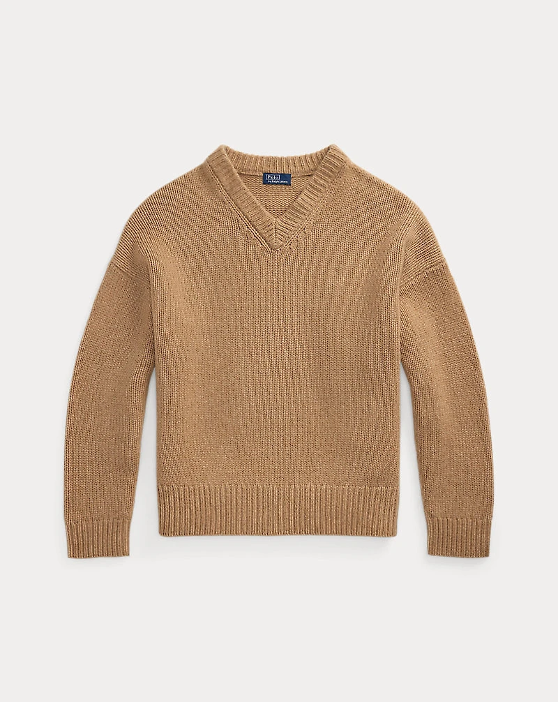 Cashmere High V-Neck Sweater