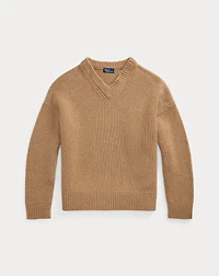 Cashmere High V-Neck Sweater