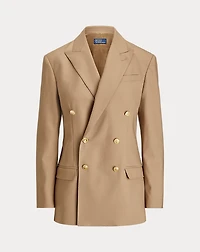 Double-Breasted Wool-Blend Blazer