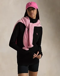 Pink Pony Worsted Wool Snood Pullover