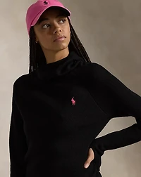 Pink Pony Worsted Wool Snood Pullover