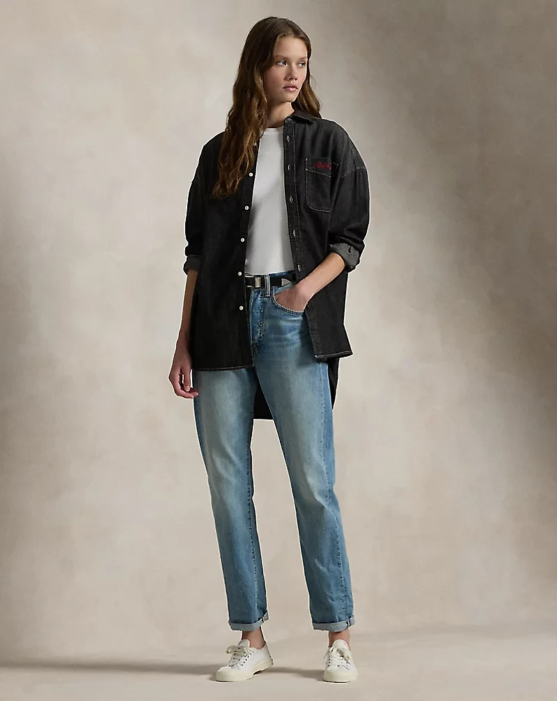 LA28 Olympic Oversize Fit Denim Shirt