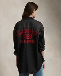 LA28 Olympic Oversize Fit Denim Shirt