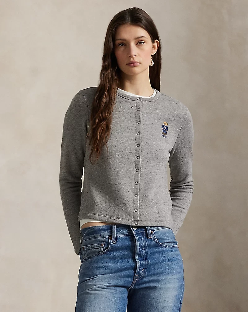 Polo Bear French Terry Cardigan