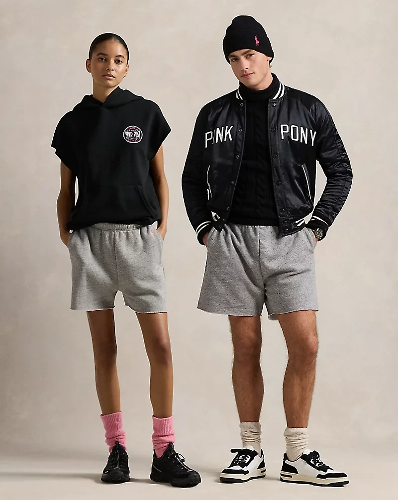 Pink Pony Fleece Short
