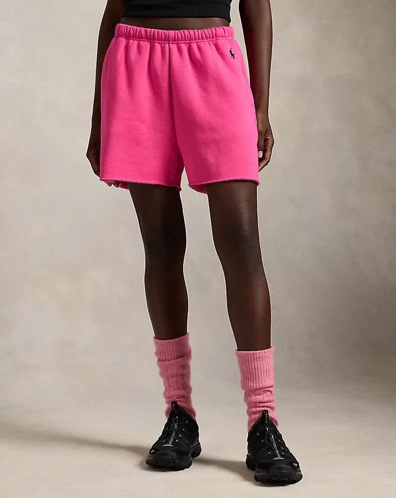 Pink Pony Fleece Short