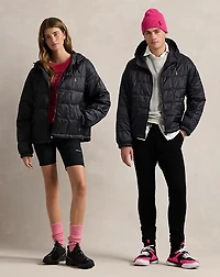 Pink Pony Insulated Hooded Jacket