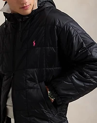 Pink Pony Insulated Hooded Jacket