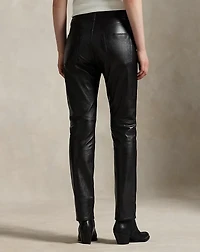 Lambskin Relaxed Straight Pant
