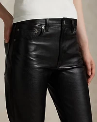 Lambskin Relaxed Straight Pant