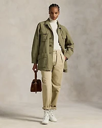 Cotton Canvas Utility Jacket