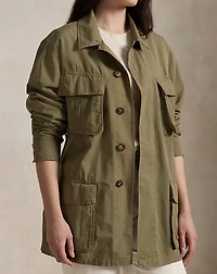 Cotton Canvas Utility Jacket