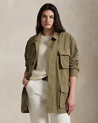 Cotton Canvas Utility Jacket