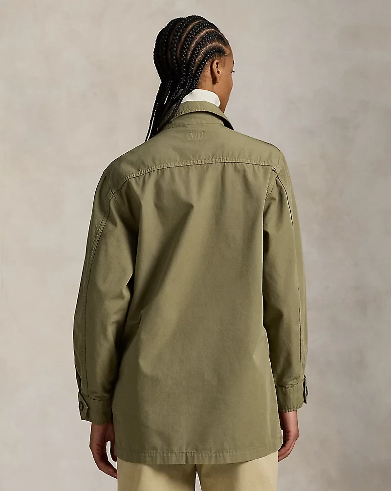 Cotton Canvas Utility Jacket