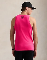 Pink Pony Ribbed Cotton Tank