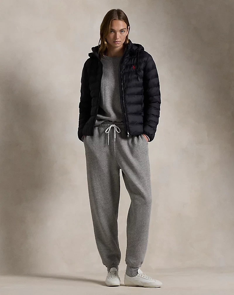 Water-Resistant Packable Hooded Jacket