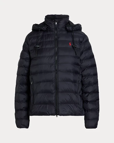 Water-Resistant Packable Hooded Jacket