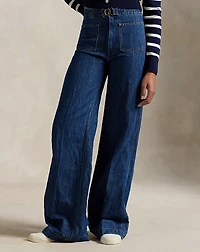 Wide-Leg Flare Jean