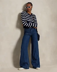 Wide-Leg Flare Jean